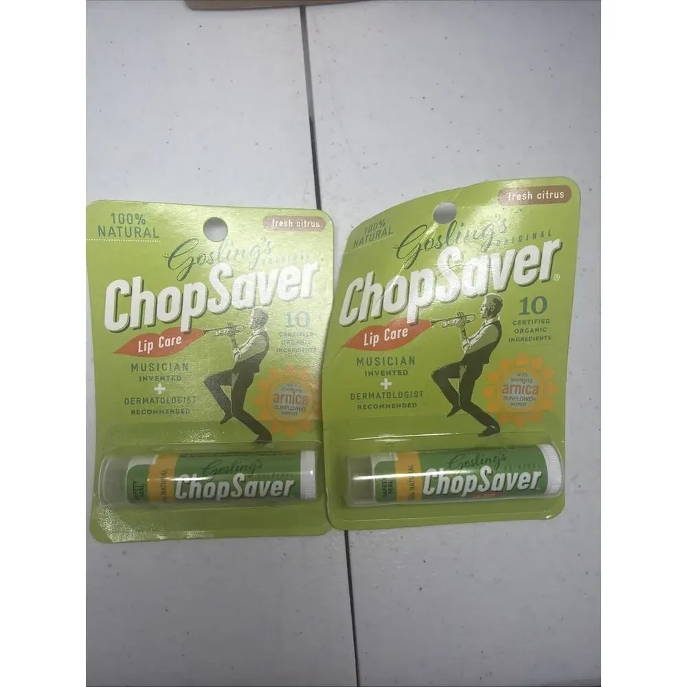 Goslings Original ChopSaver Lip Balm for Musicians (Pack Of 2)